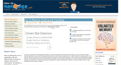 Desktop Screenshot of how-to-memorize.com